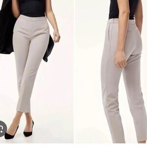 Babaton Aritzia Light Gray Trousers Size 4 Mid Rise – Classy Professional Pants